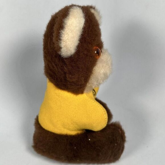 Shoprite | Vintage Beanbag Plush Bear Stuffed Animal Toy Yellow Shirt 8" - Picture 4 of 11